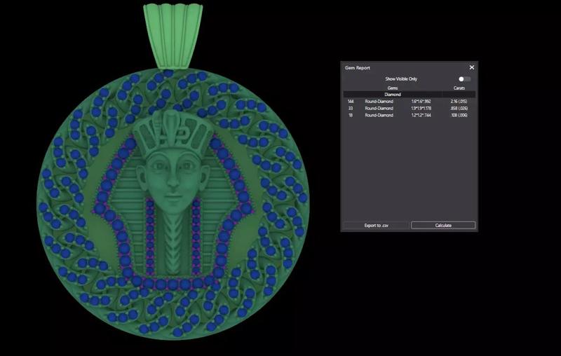 Egyptian Mummy Pendant 1