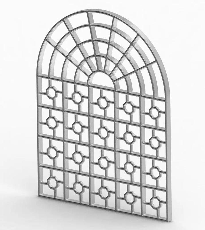 Exquisite Arch Window Grill