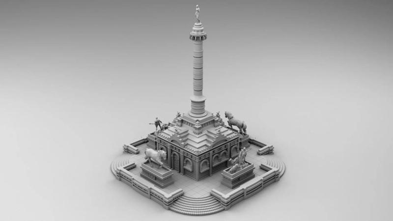 Monument on the square