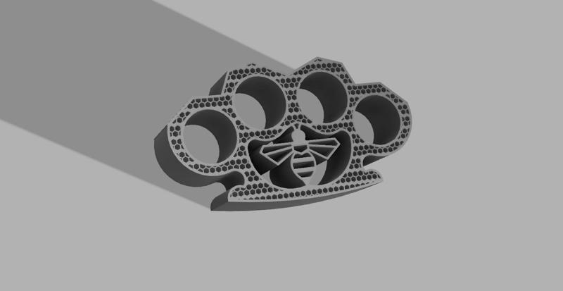 Honeycomb Brass Knuckles - Bee Edition 🐝🥊