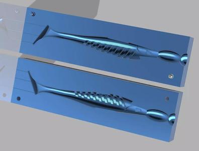 Pig Shad replica Mold