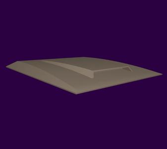 Y60 BONNET SCOOP 3D STL PRINT