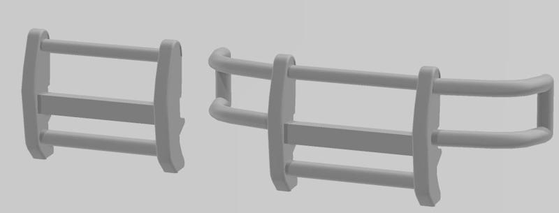 BUMPER, BURRERA SILVERADO AND F-150 1-64