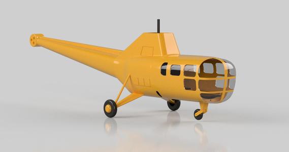 SIKORSKY H-5 RC HELICOPTER FOR FLYWING
