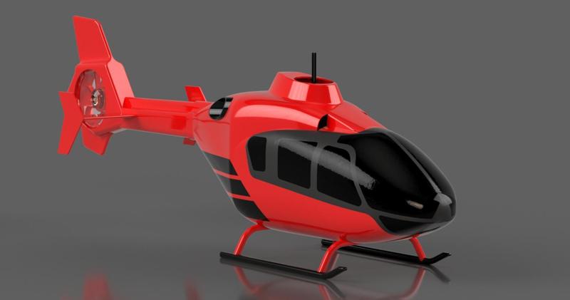 EC-135 RC HELICOPTER FOR FLYWING