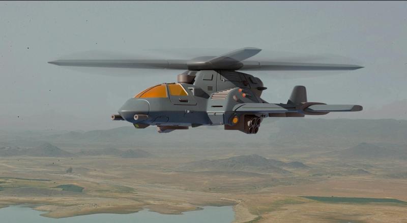 American Mecha Peregrine Attack VTOL