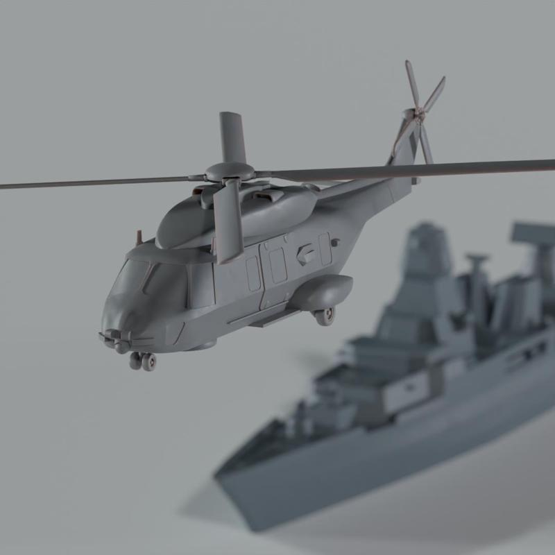 NH90 NFH navy helicopter - scale model