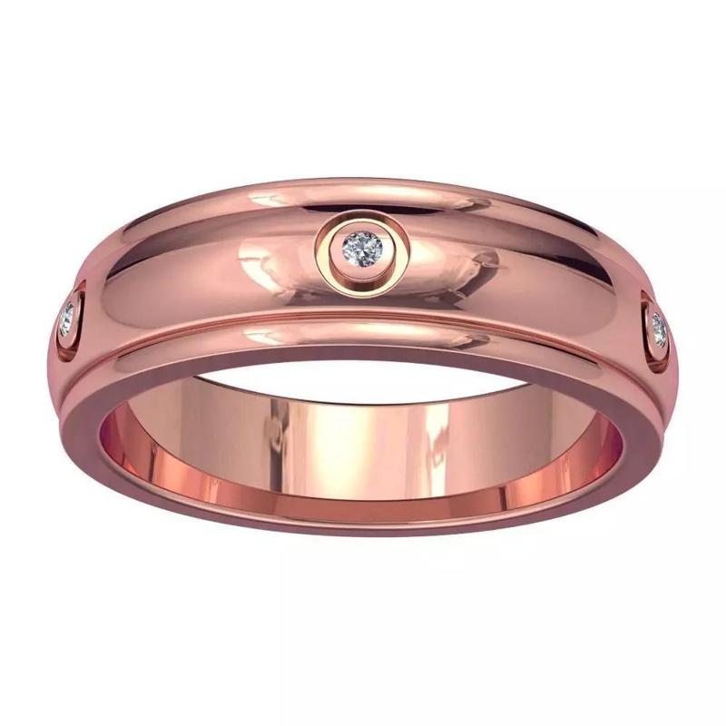 Wedding Band Ring For Women STL File ready For  Printing - CC71F