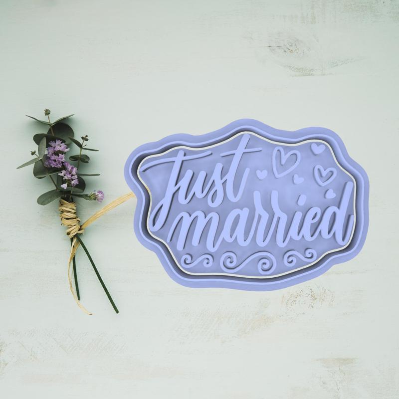 Just Married Cookie Cutter