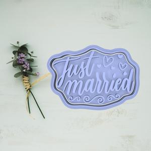 Just Married Cookie Cutter