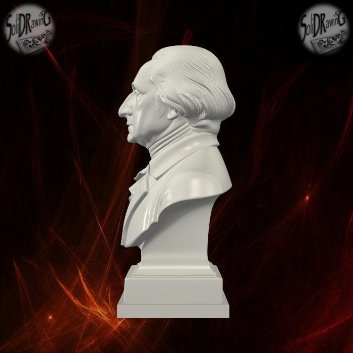 George Washington Bronze Bust – SoliDRawinGs SG898