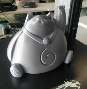 Cat Sculpture (maneki neko, alibaba, buddha inspired)