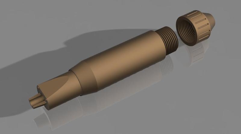 Russian PBS-4 Silencer (Airsoft Replica)/ Russian PBS-4 Suppressor Replica (Airsoft)