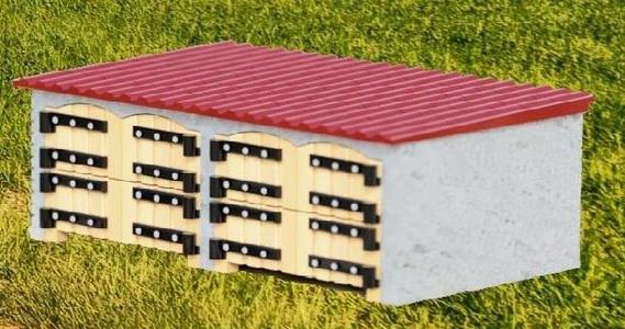 🐎 HO Stable - Printable model with functional doors