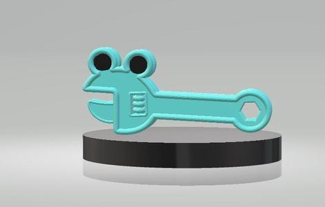SPANNER WRENCH TOY 3D PRINTABLE MODEL