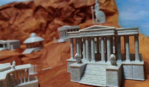 Saint Seiya lion Temple - Templo Acuario 3D print model