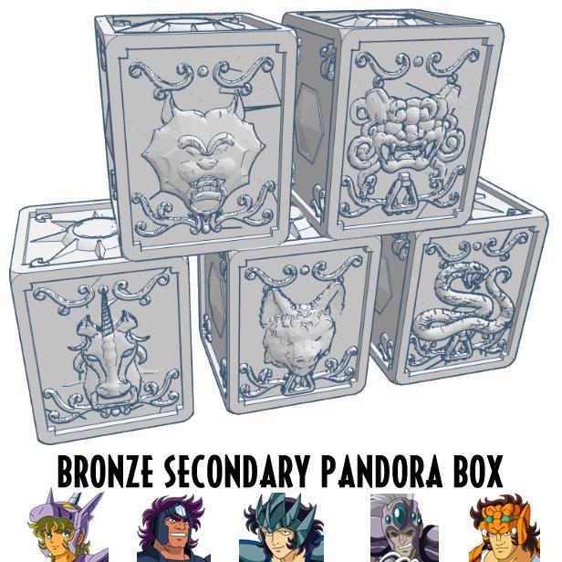 SAINT SEIYA BRONZE SECONDARY PANDORA BOX CLOTH MYTH MULTIPART