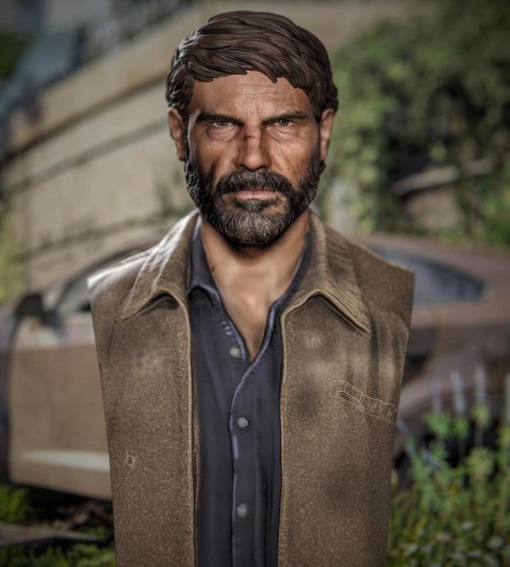 1/6 1/12 1/1 The Last of Us Part 1 Joel Miller Naughty Dog bust Headsculpt