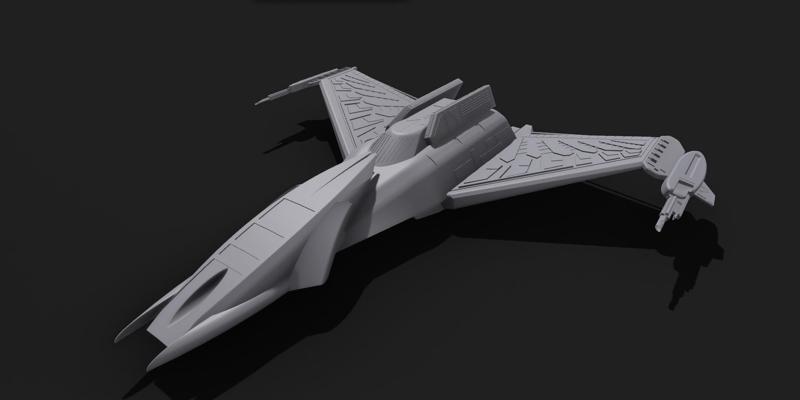 Klingon Attack ship - star trek
