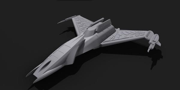Klingon Attack ship - star trek