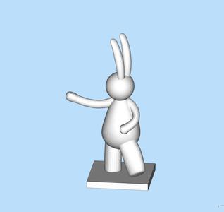 Rabbit-shaped ornaments 13 scene models