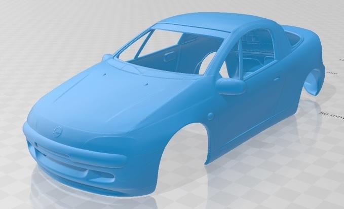 Opel Tigra 1994 Printable Body Car