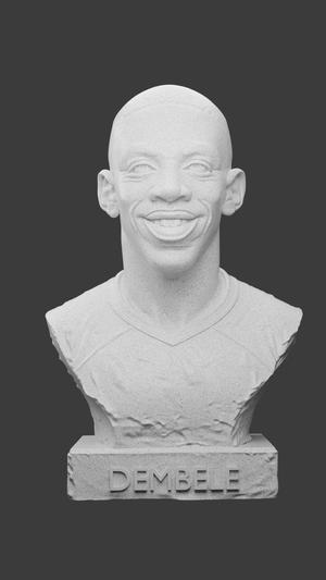 Ousmane Dembele bust