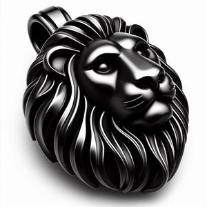 Lion Head Necklace 3D Print – Stylish Decorative Showpiece