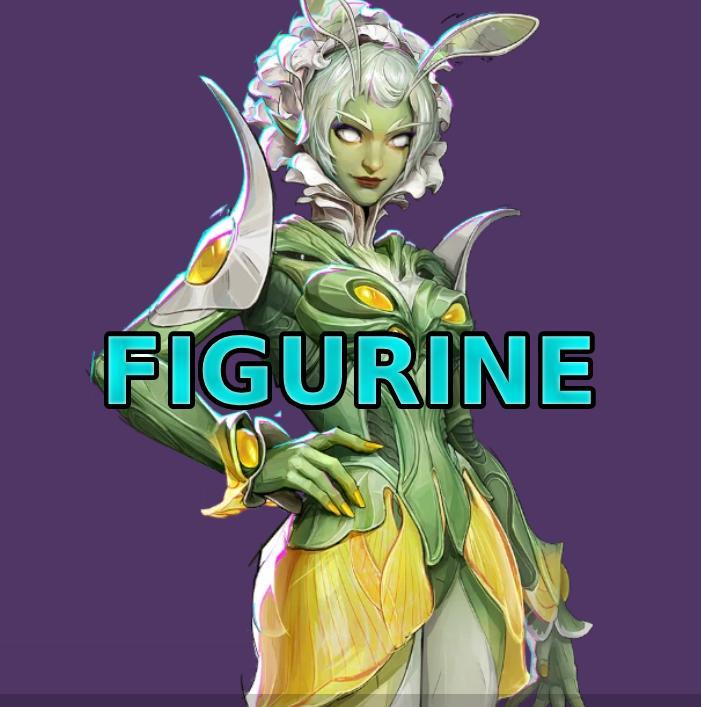 Mantis Flora Maiden Costume Marvel Rivals Clothed Figurine for 3d printing, GIft