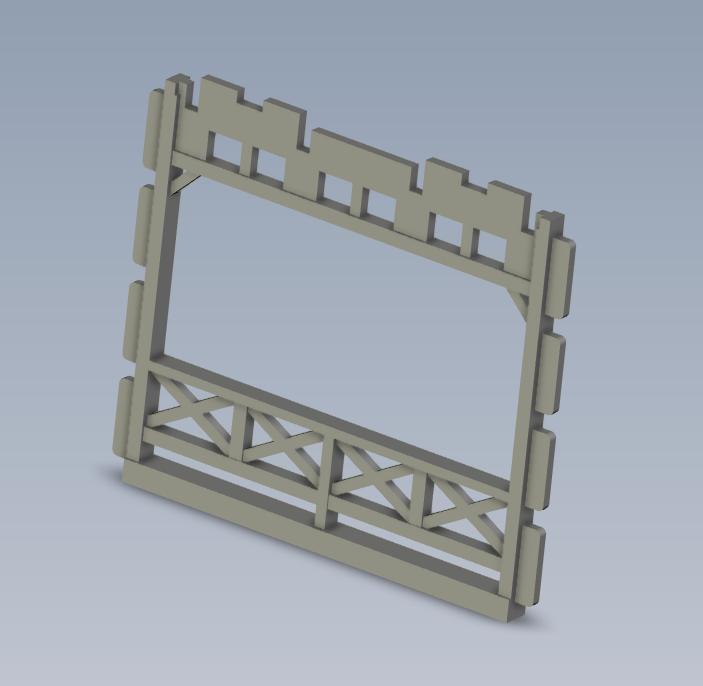 Playmobil steck handrail frame