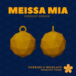 10. Pentakis Dodecahedron - Faceted Elegance – 3D Print File for Catalan Earrings & Necklace - Catalan Solids Earring - Geometric Earring - Sacred Geometry Necklace Fashion Statement - Archimedean solids