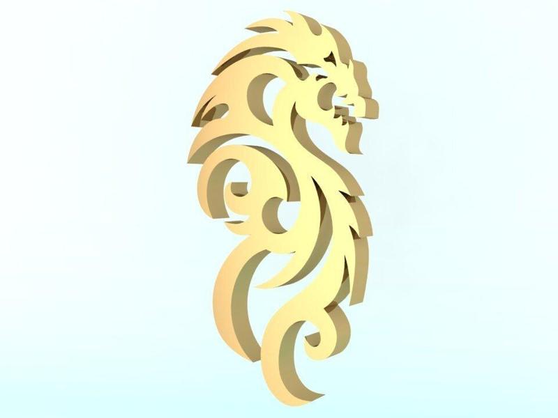 Dragon for jewelry - Dragon for ring - Dragon for pendant - N717