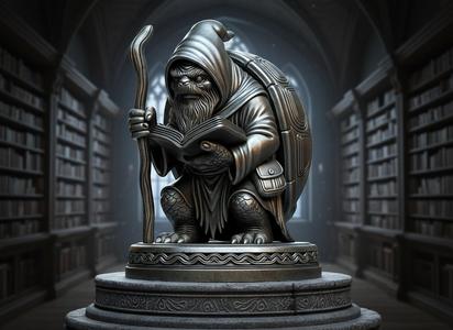 Elder Shellsage – Turtle Wizard 3D Printable Figurine