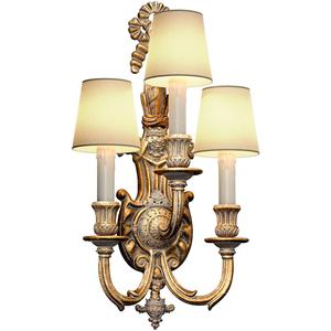 Large Antique Rococo Wall Lamp Sconce Classic English style 3D model