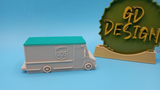 ups delivery truck stash Box Weed, Jewelry And Coins