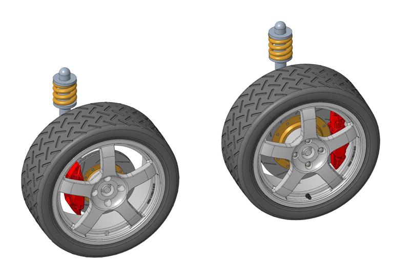 Tarmac Enkei wheels Lancer Evo III Hasegawa 20453