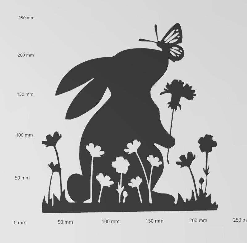 Wandtattoo Osterhase