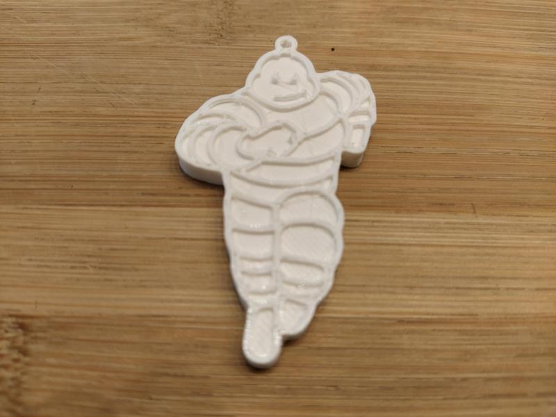 Michelin doll keychain