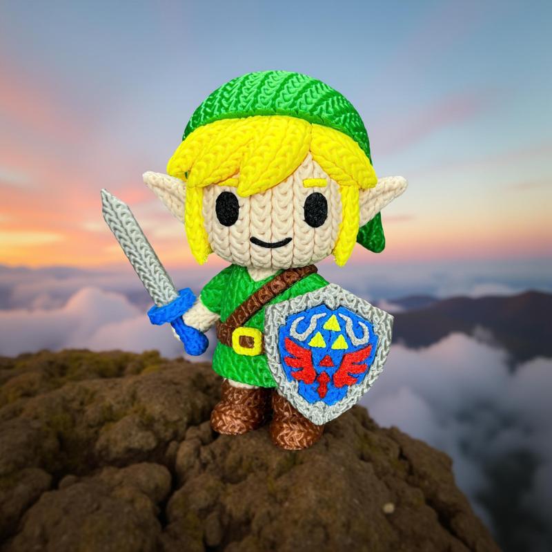 Link - The Legend of Zelda - Knitted - Crochet - Multipart