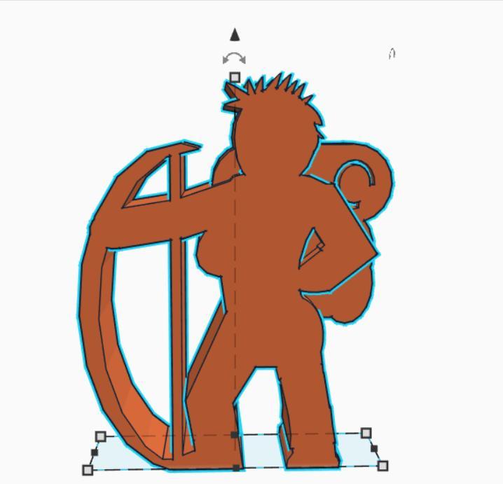 Short Hair Femme Bow Rest Backpacker Meeple