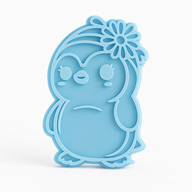 PENGUIN COOKIE CUTTER WITH FLOWER