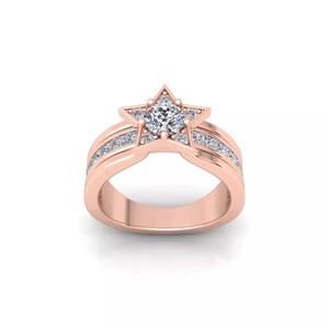 Woman Engagement Ring 3d Model and Render 46