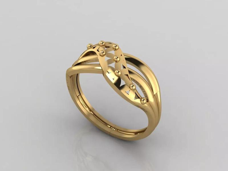 Women Plain Ring Ready STL 3DM Models Womens Rings 3D models