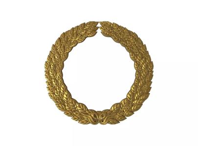 A wreath of laurel leaves 05