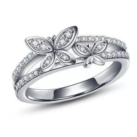 Women Butterfly ring 3d print model