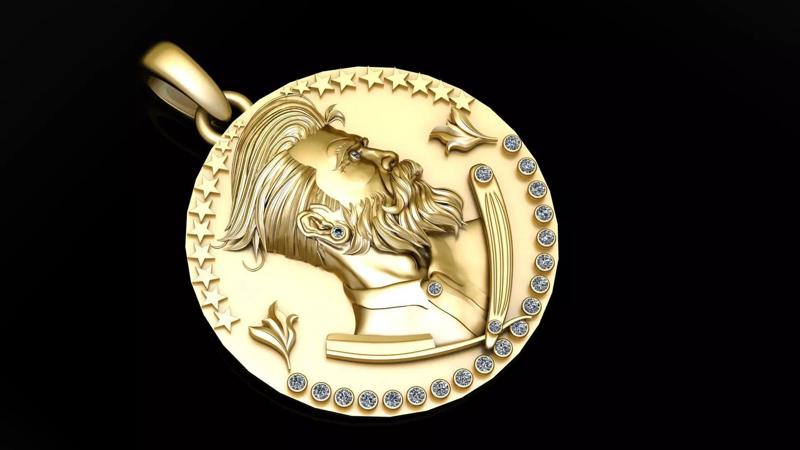 BIG VERGIN MARY PENDANT 3D PRINTABLE MODEL