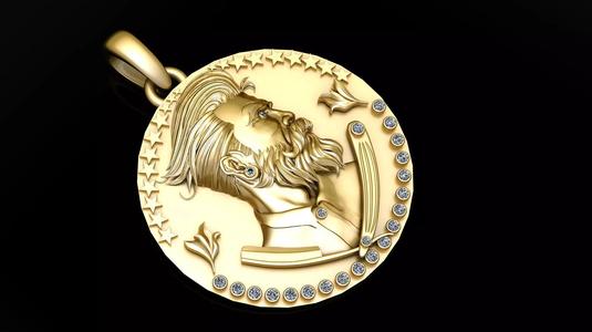 BIG VERGIN MARY PENDANT 3D PRINTABLE MODEL