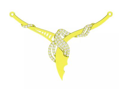 6046 hongkong diamond necklaces