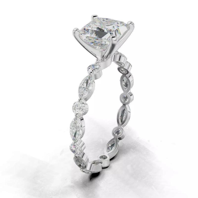 Women ring with round stones and marquis  20