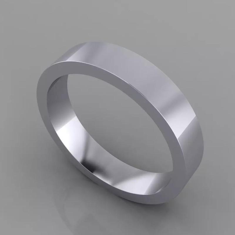 Traditional Box Men Wedding Band